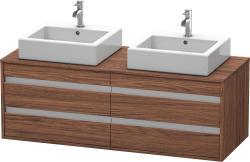 Duravit Ketho Asma dolap ünitesi 1400 mm Koyu Ceviz Dekor KT6657B2121