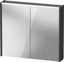 Duravit D-Code Aynalı dolap 800 mm Grafit Mat