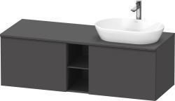 Duravit D-Neo Asma dolap ünitesi 1400 mm Grafit Mat DE4950RBD490000