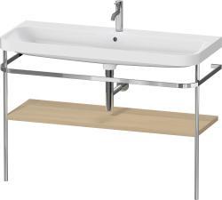 Duravit Happy D.2 c-shape Metal lavabo konsolu 1175 mm Akdeniz Meşesi Gerçek ahşap kaplama HP4839O71710000