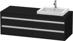 Duravit Ketho Asma dolap ünitesi 1400 mm Siyah Meşe KT6757R1616
