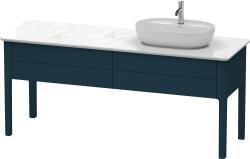 Duravit Luv Yerden dolap ünitesi için tezgah 1733 mm Gece Mavisi Saten Mat Lake LU9563R9898