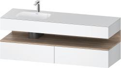 Duravit Studio F. A. Porsche Collection Ankastre lavabo tezgahlı dolap ünitesi ile birlikte 1600 mm Beyaz Mat QA4795055180000