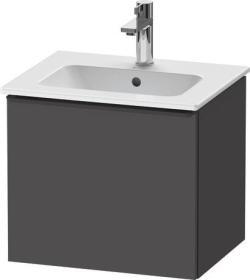 Duravit D-Neo Asma dolap ünitesi Grafit Mat Grafit Mat Dekor, Kulp Elmas siyah DE42600BD490000