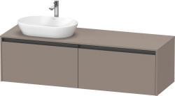 Duravit Ketho.2 Asma dolap ünitesi 1600 mm Bazalt Mat K24889L43430000
