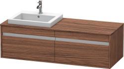 Duravit Ketho Asma dolap ünitesi 1400 mm Koyu Ceviz Dekor KT6797L2121