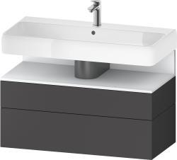 Duravit Studio F. A. Porsche Collection Asma dolap ünitesi 990 mm Grafit Mat QA4395018490010