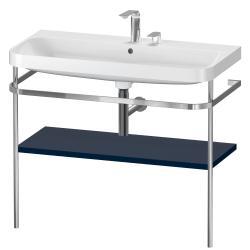 Duravit Happy D.2 c-shape Metal lavabo konsolu 975 mm Gece Mavisi Saten Mat Lake HP4838E9898