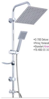 Duxxa Delta 400 Tepe Duş Seti Krom