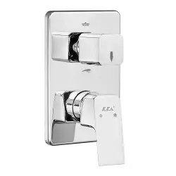 ECA Tiera Ankastre Banyo Bataryası Sıva Üstü Grubu 2 Yollu 102167235-KDE Krom