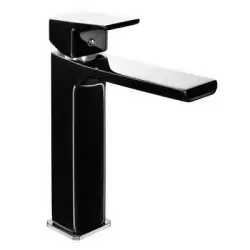 ECA Tiera Orta Boy Lavabo Bataryası- Krom Siyah 103588003