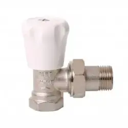 ECA 1/2 Rv2 Köşe Radyatör Valfi 102120332 Beyaz