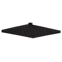 ECA Tiera 25x25 cm Duvardan Mat Siyah Duş Başlığı 102145068C1