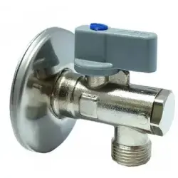 ECA 1/2 Filtreli Ara Musluk Kısa Tip 3/8 Çıkış Ağızlı (Rozet Dahil) 602111043