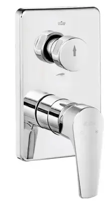 ECA Niobe Ankastre Banyo Bataryası 2 Parça Set / 2 Yollu (102167213-KDE+102166201) Krom