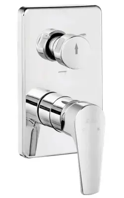 ECA Niobe Ankastre Banyo Bataryası Duşlu 6 Parça Set / 3 Yollu ECA.ANKSET.BD302 Krom