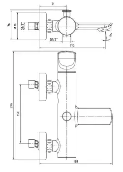 ECA Myra Banyo Bataryası- Kırmızı 104302470