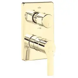 ECA Luna Ankastre Altın Banyo Bataryası Sıva Üstü Grubu 2 Yollu 102867236-KDE
