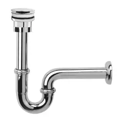 ECA Minimal U Borulu Kapaklı Lavabo Eviye Mutfak Sifonu 102119026