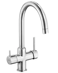 ECA Dual Flow Çift Akışlı Arıtmalı Mutfak Bataryası 102118137 Krom