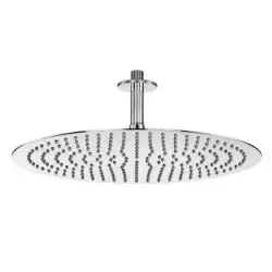 ECA İnce 40 cm Yuvarlak Tavandan Tepe Duş Başlığı 102145016 Krom