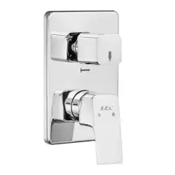 ECA Tiera Ankastre Banyo Bataryası 2 Parça Set / 3 Yollu (102167305-K+102166301) Krom