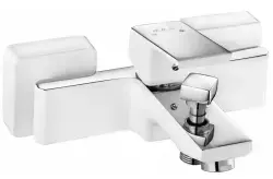 ECA Tiera Banyo Bataryası- Krom Beyaz 104802469