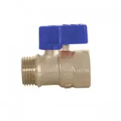 ECA 1/2 Mini Küresel Valf Mavi Volanlı 602122003