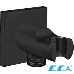 ECA Duş Çıkış Dirseği Mat Siyah 102199603C1