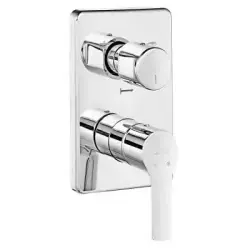 ECA Luna Ankastre Banyo Bataryası Duşlu 6 Parça Set / 3 Yollu ECA.ANKSET.BD305 Krom