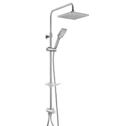 ECA Tiera Teleskobik Kolonlu Tepe Duş Seti 102158042 Krom