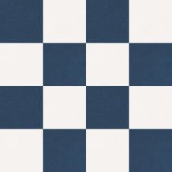 Ege Seramik 20x20 Checker Board Koyu Mavi