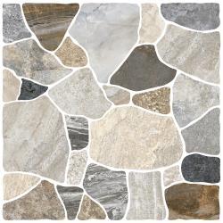 Ege Seramik 45x45 Sorrento Açık Gri & Kahve Mix