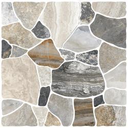 Ege Seramik 45x45 Sorrento Açık Gri & Kahve Mix