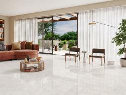 Ege Seramik 60X120 White Emperador Beyaz Tam Parlak Rektifiyeli uygulama örneği