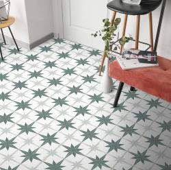 Ege Seramik 20x20 Atlas Yeşil uygulama örneği