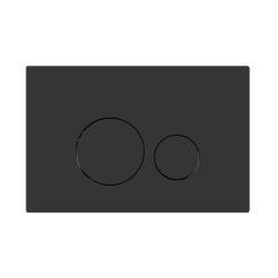 Ege Vitrifiye Gömme Rezervuar Oval Panel Mat Siyah