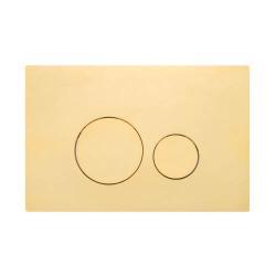 Ege Vitrifiye Gömme Rezervuar Oval Panel Parlak Gold