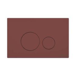 Ege Vitrifiye Gömme Rezervuar Oval Panel Bordo