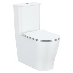 Ege Vitrifiye Swan Kanalsız Spinflush Duvara Tam Dayalı Kombi Klozet Beyaz