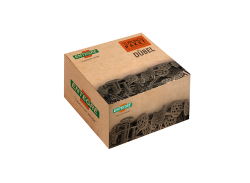 Entegre Turuncu Paket Geniş Başlıklı Mekanik Tırnaklı Taş Yünü Dübeli 90x80x115 mm 500 adet