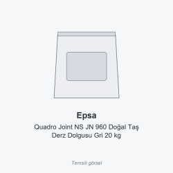 Epsa Quadro Joint NS JN 960 Doğal Taş Derz Dolgusu Gri 20 kg