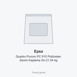 Epsa Quadro Purcon PC 910 Poliüretan Zemin Kaplama Gri 21,54 kg