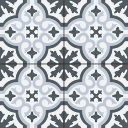 Etili Seramik 45x45 Venice Sky Mavi Siyah Mat