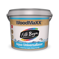 Filli Boya WoodMaXX® Aqua Universallasur – Su Bazlı Dış Cephe Ahşap Verniği