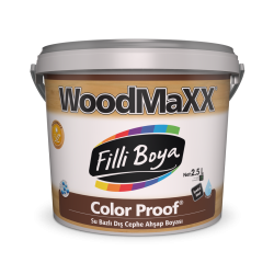 Filli Boya WoodMaXX® Color Proof® Su Bazlı Dış Cephe Ahşap Boyası
