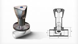 Fırat Boru Fırattherm PPRC Krom Lux Vana Ø25 mm