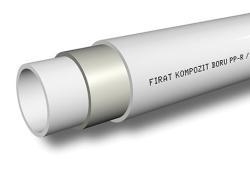 Fırat Boru PN25 Kompozit PPRC Boru (Cam Elyaf Takviyeli) 20x3,4 mm