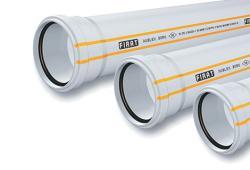 Fırat Boru Dublex PVC Atık Su Borusu Ø160x3000 mm