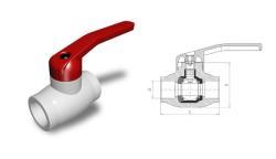 Fırat Boru Fırattherm PPRC Küresel Vana Ø32 mm